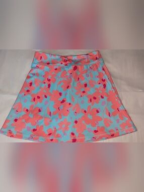 Crewcuts Active Girls Skort Size 14 Floral Athletic Skirt Built-In Shorts Tennis